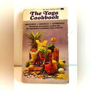 Yoga Cookbook vintage paperback hundreds of recipes